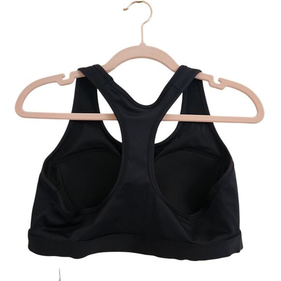 NWT Nike Women's Swoosh Medium Support Padded Sports Bra Black L - Picture 6 of 7
